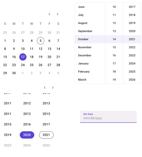 datepicker