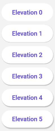 Uno Material Elevation Buttons